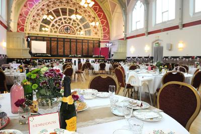 An image of the Assembly Hall in St Helens Town Hall