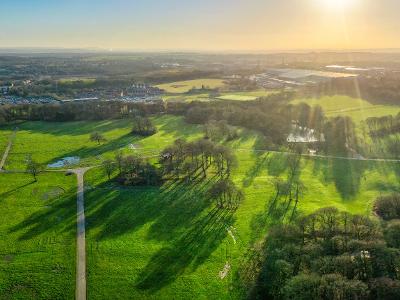 Aerial photo of Sherdley Park