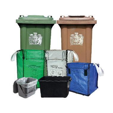 All Recycling containers