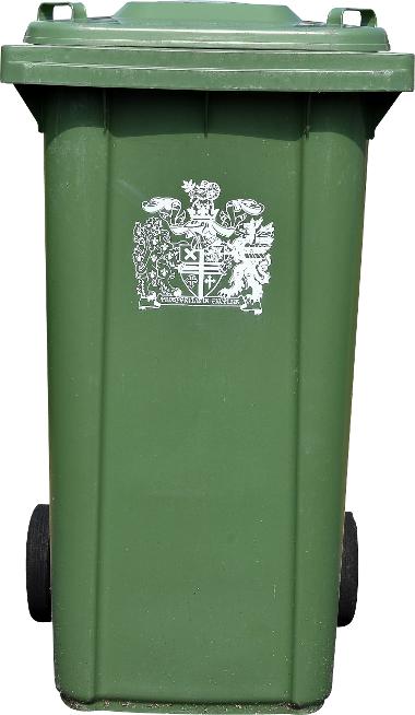 Green Bin (White Background)