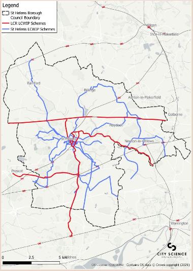 LCR and St Helens LCWIP Cycling Schemes