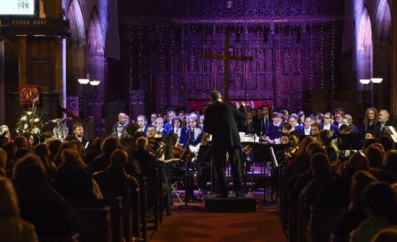 St Helens Music Service Schools Christmas Sing 2024